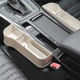 ABS Car Seat Organizer w/Cup Holder Seat Console Side Pocket Storage Filler - Auto GoShop