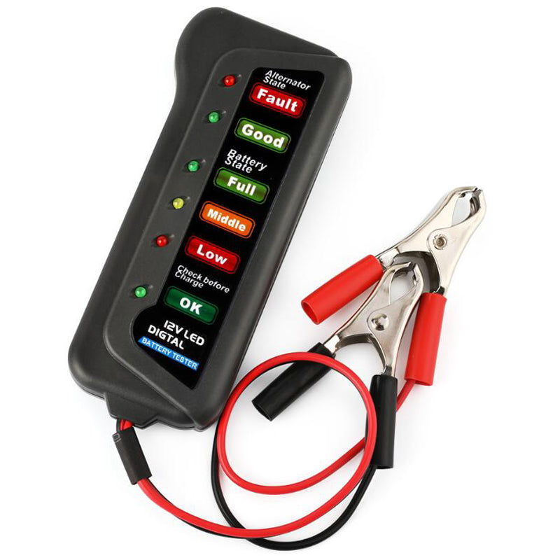 Ancel BST100 12V 6 LED Light For Vehicle Car Battery Tester Diagnostic Tool - Auto GoShop