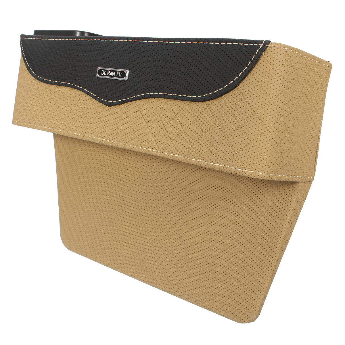 Leather Car Seat Crevice Storage Bag Box Money Pot Auto Seat Gap Filler Organizer - Auto GoShop