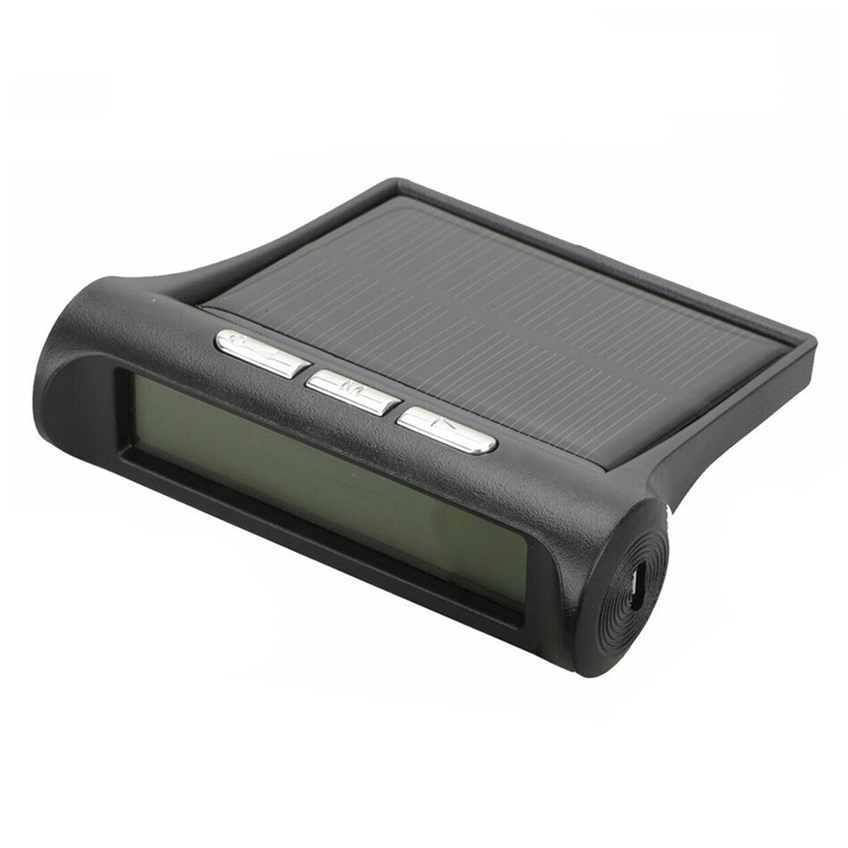 Slate Gray Solar TPMS Tire Pressure Monitor System 4 External Sensors For RV Truck Trailer