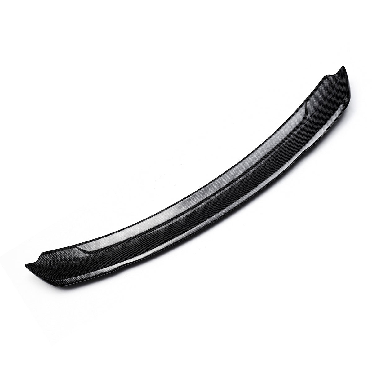 Black Car Spoiler Wing For 2015-17 Ford Mustang S550 Track Pack Style Carbon Fiber Trunk