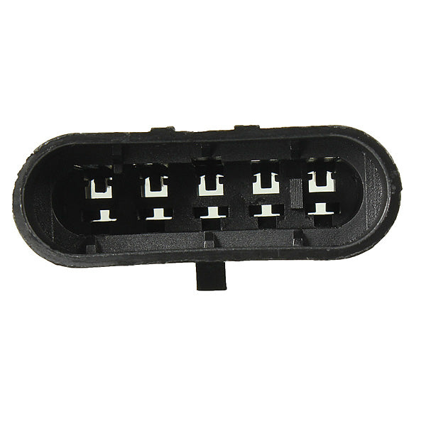 Black 5 Pins Way Sealed Waterproof Electrical Wire Auto Connector Plug Set