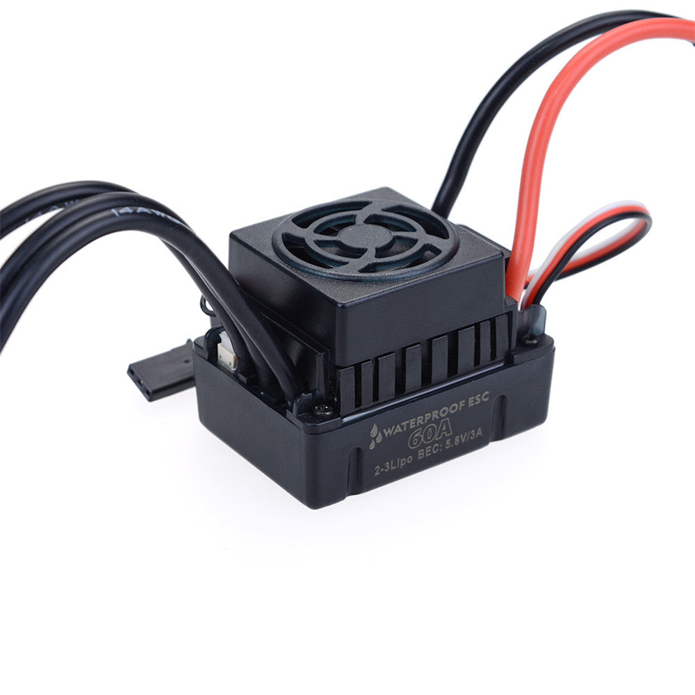 Surpass Hobby Waterproof F540 V2 Sensorless Brushless Motor with 60A ESC for 1/10 RC Vehicles - Auto GoShop