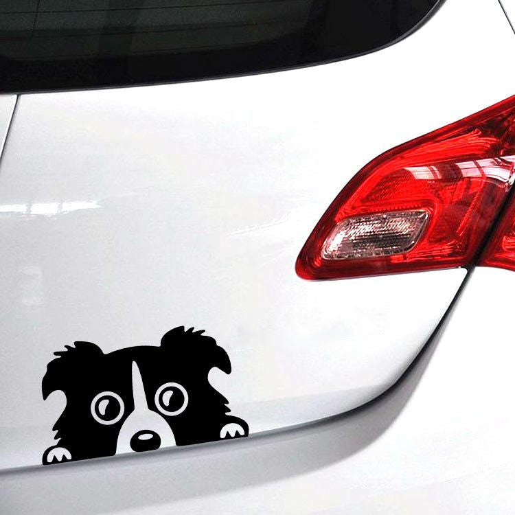 14x8cm Car Lovely Pet Dog Sticker Funny Decal Auto Bumper Window Body Decal - Auto GoShop