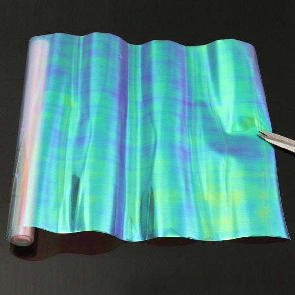 Medium Turquoise 30cmx120cm Transparent Tint Film Sticker Decal Wrap for Headlight Fog Light Tail Lamp