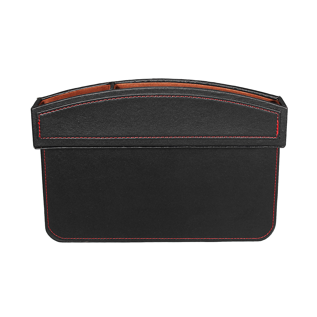 Universal Leather Car Seat Crevice Gap Storage Box Pocket Organizer Phone Holder - Auto GoShop