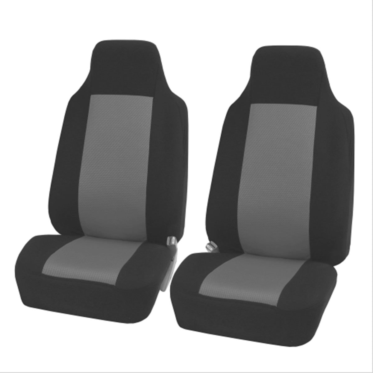 Universal High-Back Bucket Front Seat Covers Fabric Mesh Style For Car Truck SUV - Auto GoShop