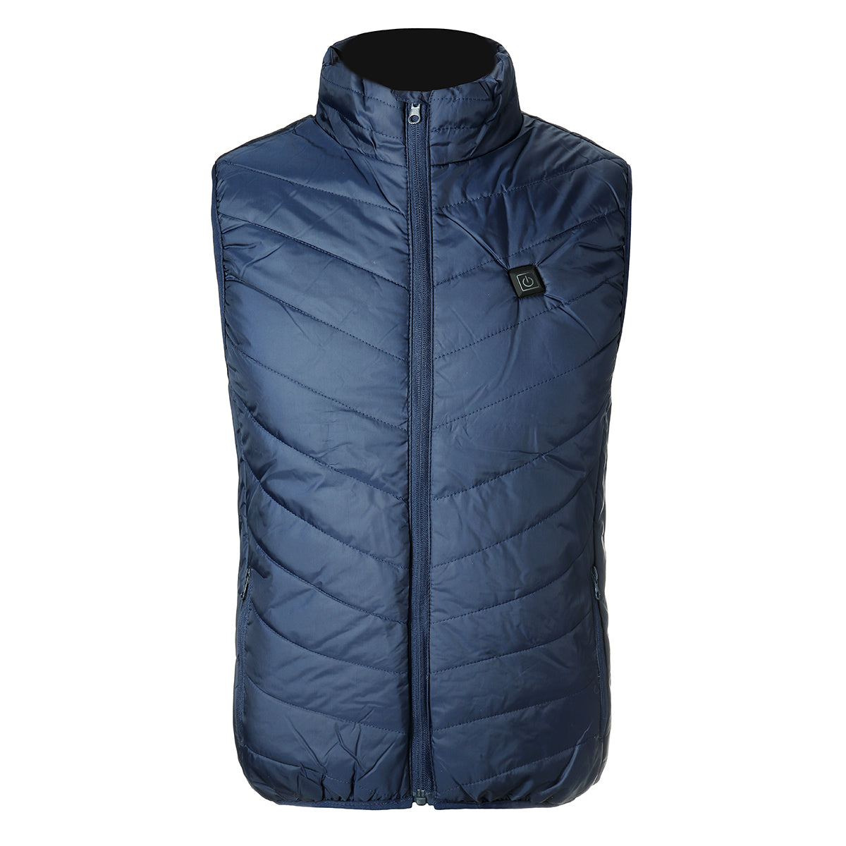Dark Slate Blue Electric Heated USB Jacket Waistcoat Cloth Thermal Warm Pad Warmer Winter Washable