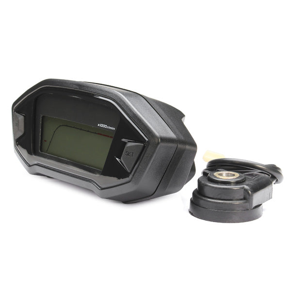 Dark Slate Gray Motorcycle Digital Odometer Speedometer Tachometer Gauge LCD Odometer 7 Colors Backlight