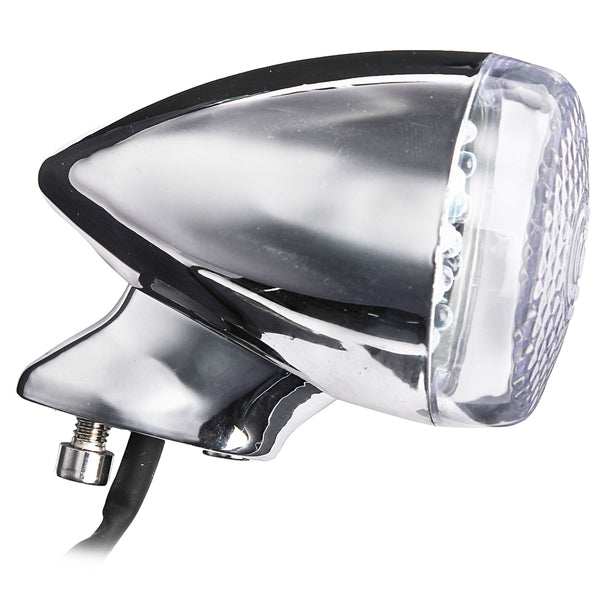 Dim Gray 4Pcs 39mm Rear Motorcycle Bullet LED Turn Signal Light For Harley Davidson Sportster Dyna Bobber