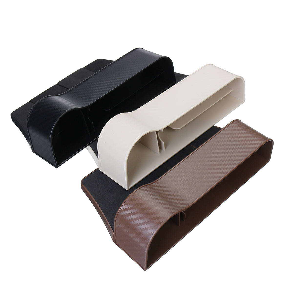 Dim Gray 1Pcs Universal Car Seat Crevice Storage Box Convenient Organizer 3 Colors