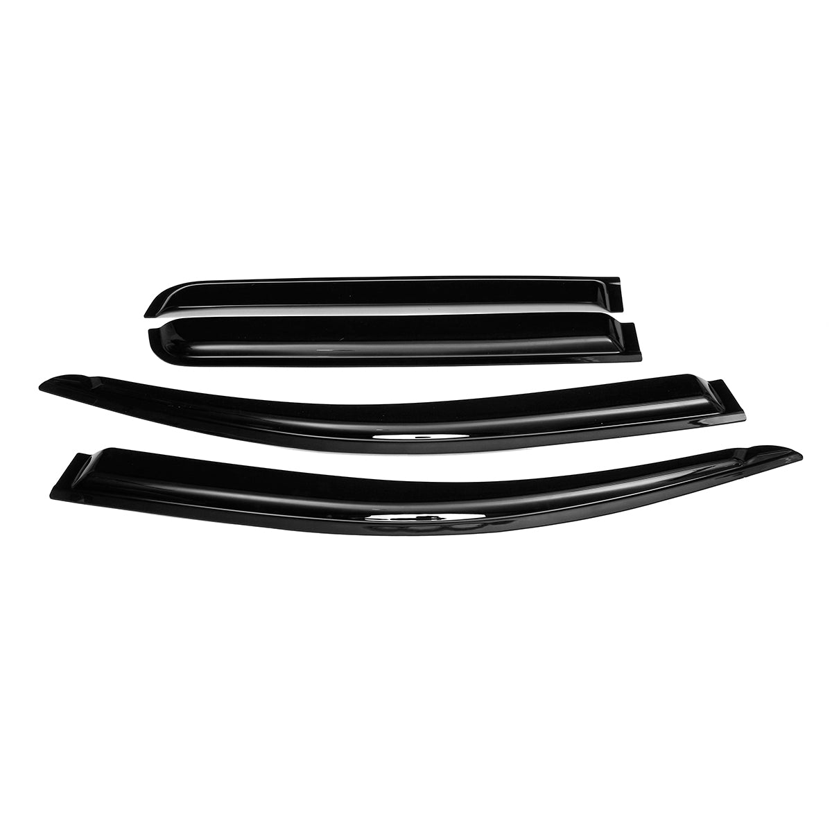Black 4PCS Weather Shield Window Visor Kit for Chevrolet COLORADO RG 2012-2020 Windshield