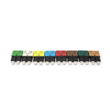Maroon DC 28V 5-30A Reettable Circuit Breaker Fuse Reset Blade for Marine Automotive