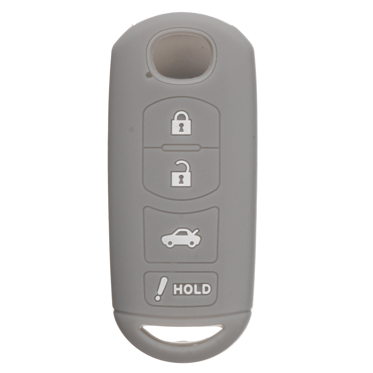 Light Slate Gray 4 Button Remote Key Cover Case Shell Easy Installation For MAZDA 3 6 MX5 CX-5 CX-7 CX-9
