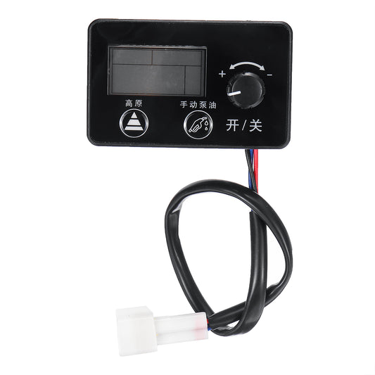 Black 12V 24V LCD Monitor Auto Air Heater Switch Track Parking Heater Controller Diesel