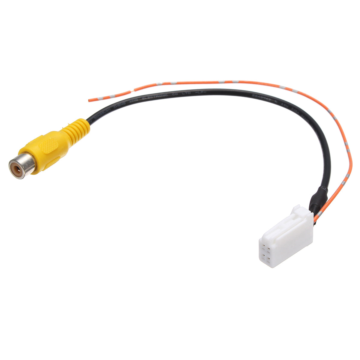 4 Pin Male Connector Radio Back Up Reverse Camera RCA Input Plug Cable Adapter for Toyota - Auto GoShop