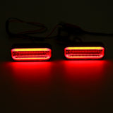 Red 12V Motorcycle Flowing LED Turn Signal Water Running Indicators Lights Universal
