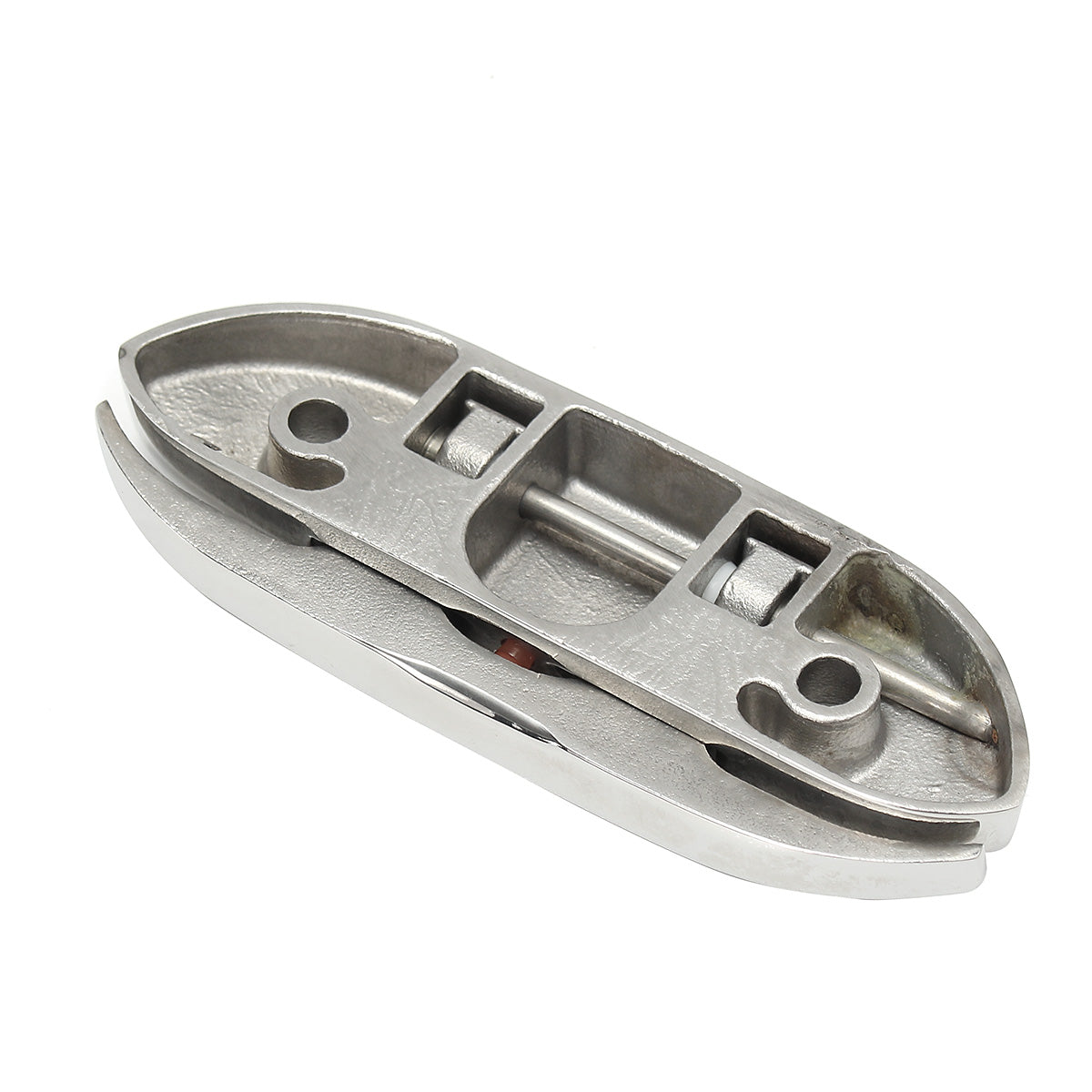 Gray 316 Stainless Steel Marine Flip Up Folding Pull Up Cleat 4-1/2 Inch 118mm for Boat