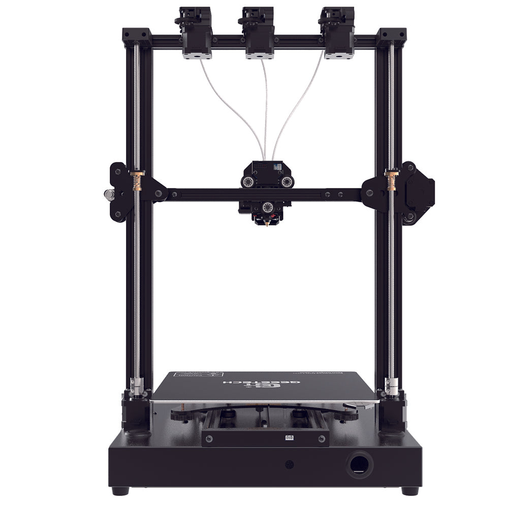 Black Geeetech® A30T Tri-color Mixed 3D Printer Kit with 320x320x420mm Printing Size/Tri-Extruder/Break Resume Support AutoLeveling & Wifi Connection