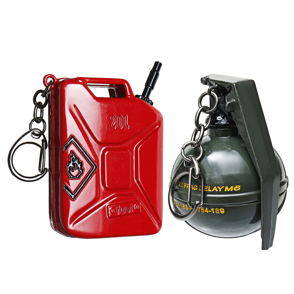 Firebrick Zinc Alloy Fuel Grenade Weapons Decorative Hanging Key Chains Keychain