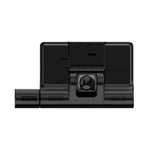 Black 4Inch 1080P Car DVR HD 3 Lens Dash Cam Vehicle Video Recorder Rearview Camera