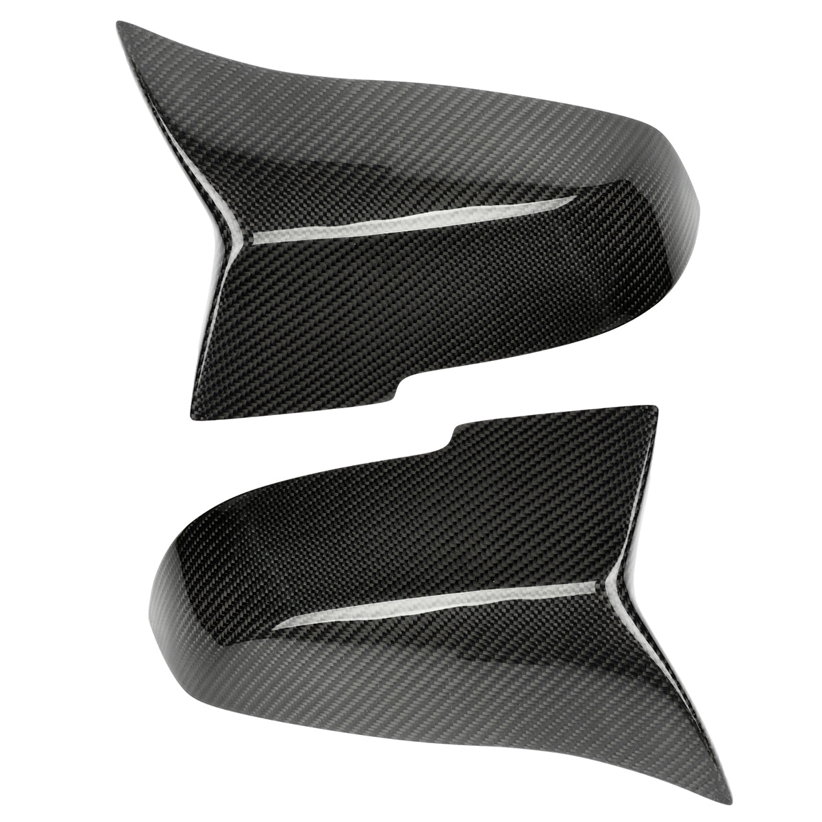 Carbon Fiber Print Side Mirror Cover Pair For BMW 1 2 3 Series F20 F22 F23 F30 F31 F32 F33 F36 F87 - Auto GoShop