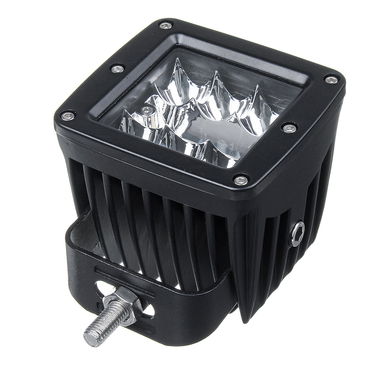 Dark Slate Gray 12W LED Work Light Bars Combo Beam White+Amber Driving Fog Lamp for 12V/24V Off Road SUV ATV UTV 4WD Trailer
