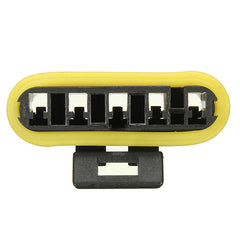 Dark Khaki 5 Pins Way Sealed Waterproof Electrical Wire Auto Connector Plug Set