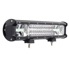 10-30V 16 Inch 432W Tri-row 7D 72 LED Work Light Bar Spot Flood Driving Combo Lamp For Offroad Jeep Truck Baot ATV UTV - Auto GoShop