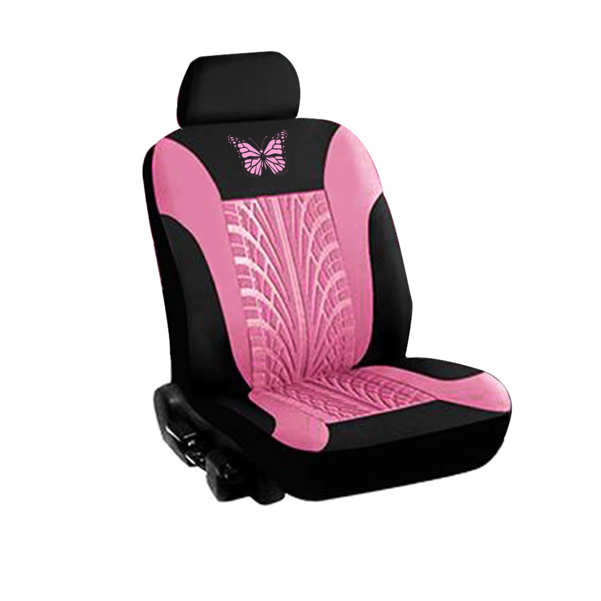 Universal Car Seat Covers Protector Cushion Front Rear 3D Butterfly Pattern - Auto GoShop