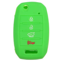 Lime Green Car 4 Buttons Remote Key Cover Multicolor For KIA