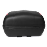 Dark Slate Gray 52L Secure Latch Black Motorcycle Scooter Topbox Rear Storage Luggage Top Box