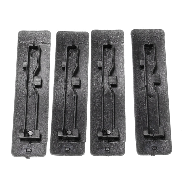 Dark Slate Gray 4 Pcs Roof Rail Clip Rack Moulding Cover Replacement Black for Mazda 2 3 5 6 CX7
