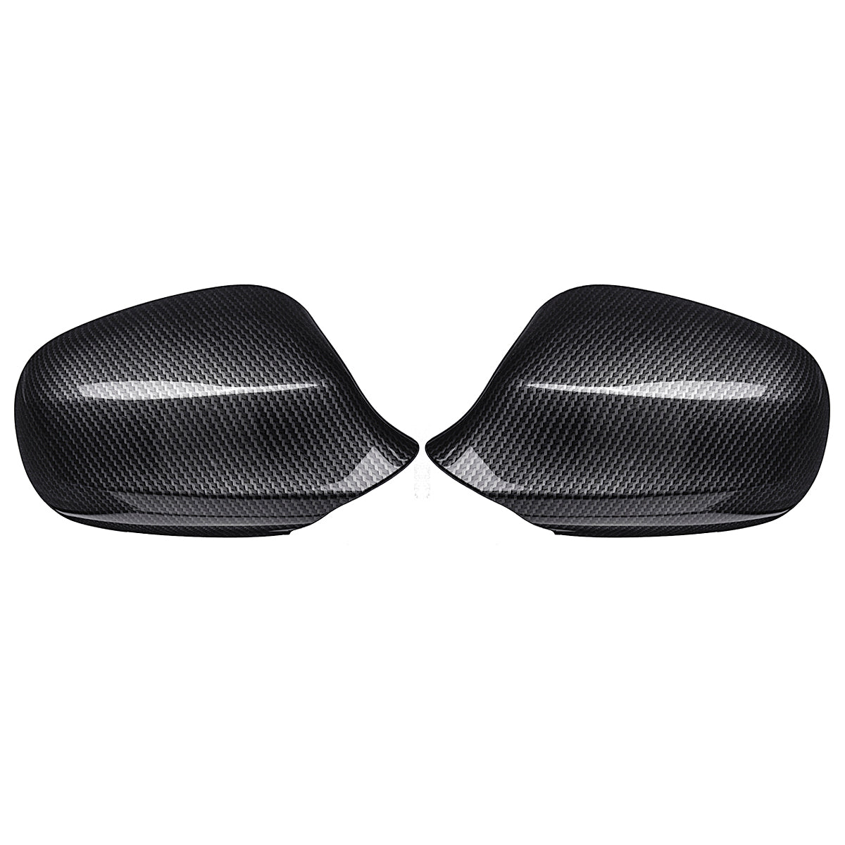 1 Pair Left and Right Carbon Fiber Style Car Rearview Mirror Cover For BMW E90 E91 2009-2012 - Auto GoShop