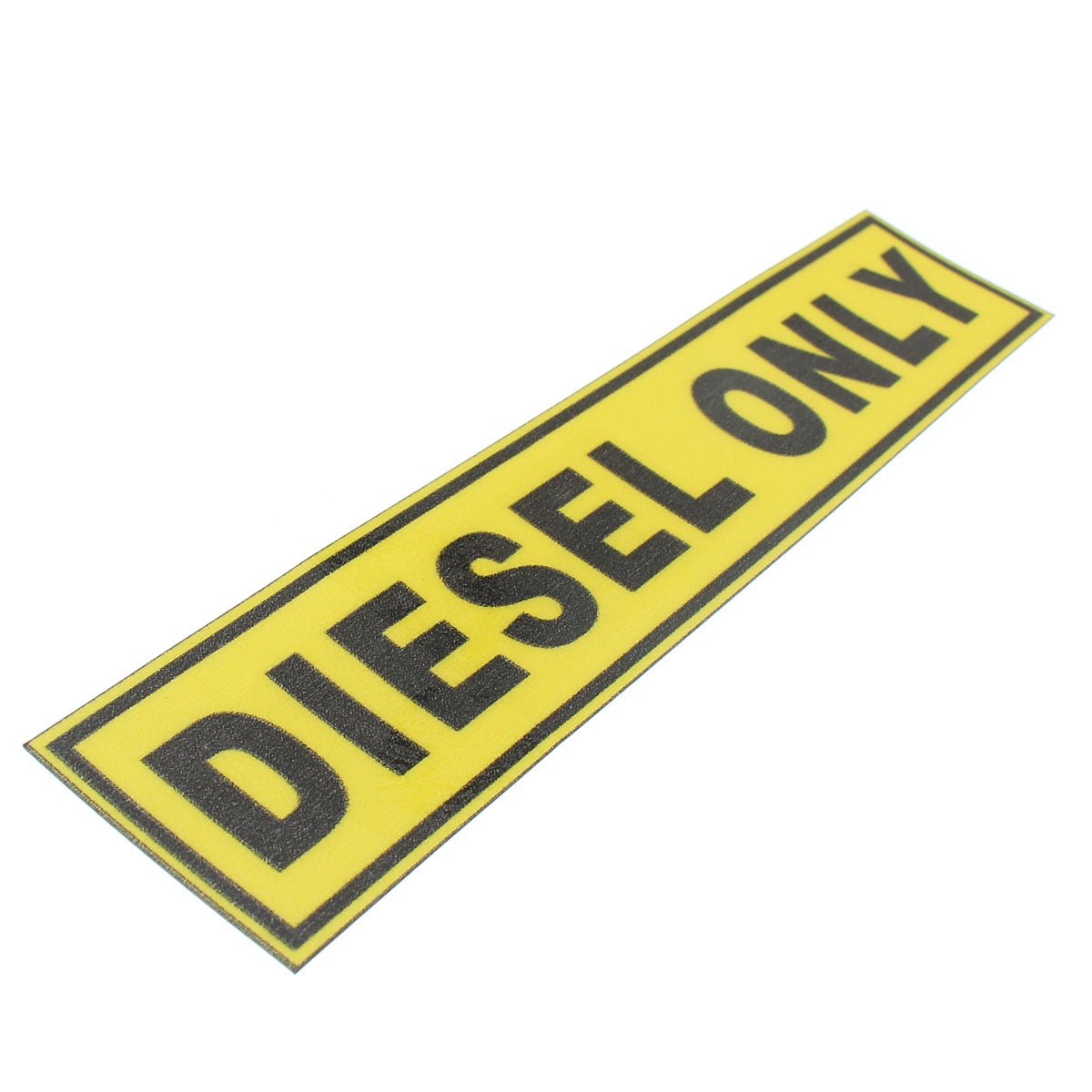Light Goldenrod 31*156mm DIESEL ONLY Vinyl Safety Sticker Label Waterproof Signs Car Taxi