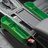 ABS Car Seat Organizer w/Cup Holder Seat Console Side Pocket Storage Filler - Auto GoShop