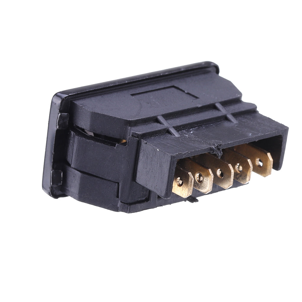 Universal DPDT Car Power Window Rocker Switch 5 Pins DC 12V 20A Black Plastic - Auto GoShop