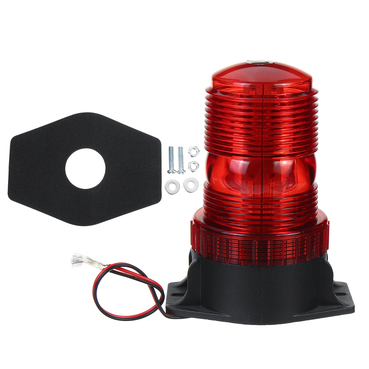 Firebrick 12-24V 30 LED Roof Rotating Beacon Strobe Tractor Warning Light Lamp