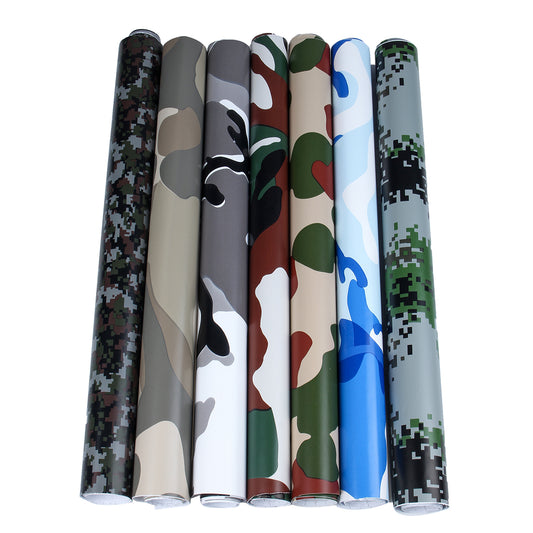 Dark Gray Stickers DIY Styling Accessories Woodland Green Camouflage Desert For Motorcycle Automobiles Car