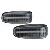 Dark Slate Gray LED Side Marker Indicator Lights Wing Turn Signal Lamp Yellow Pair for Mercedes Sprinter VITO VARIO W210