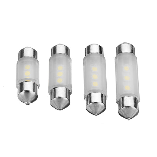 LED Featoon Dome Lights Car Interior Reading Map Lamp License Plate White 31/36/39/41mm - Auto GoShop