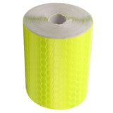Light Goldenrod 5cm X 300cm Reflective Safety Warning Conspicuity Tape Film Car Sticker