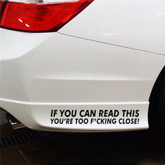 Gray Reflective Warning Label Car Stickers Auto Truck Vehicle Motorcycle Decal