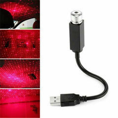 Car Atmosphere Lamp Interior Ambient Star Lights USB LED Projector Starry Lamp - Auto GoShop