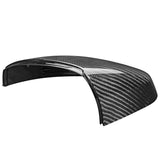 Dim Gray Real Carbon Fiber Side Car Mirror Replacement Caps Cover for AUDI A3 S3 RS3