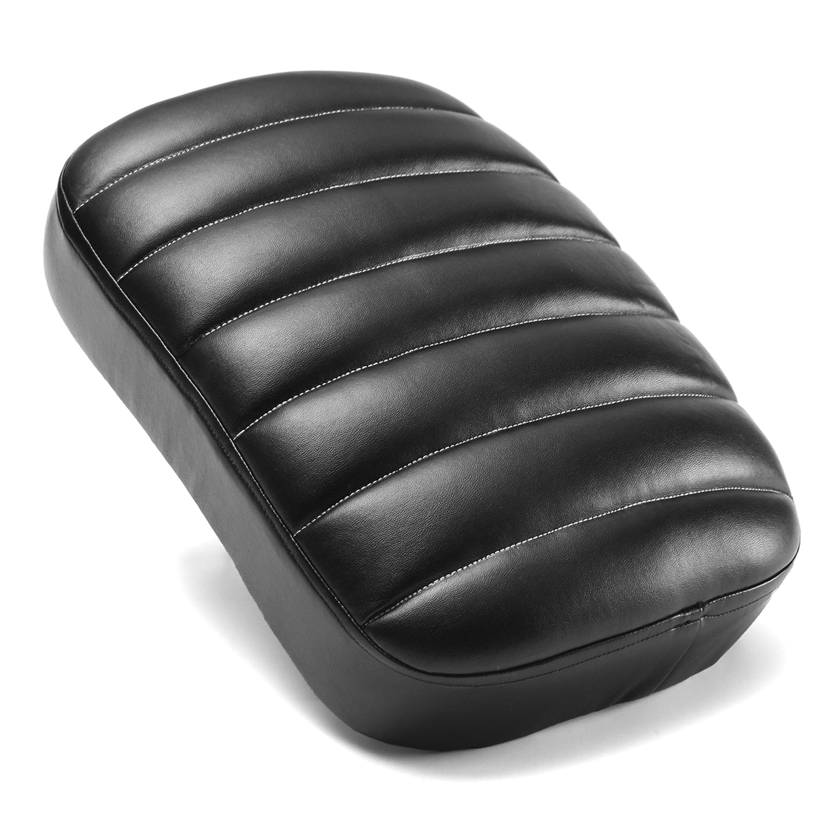 Dark Slate Gray Rear Passenger Pillion Seat Pad With 6/8 Suction Cups For Harley Dyna Custom