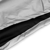 Black Full Outboard Boat Motor Cover Waterproof Dust Protection 60-90HP Silver 5 Sizes
