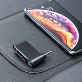 Light Salmon Baseus Wireless Hands Free Bluetooth 5.0 Car AUX Music Receiver Adapter Interface 10-Hour Duration