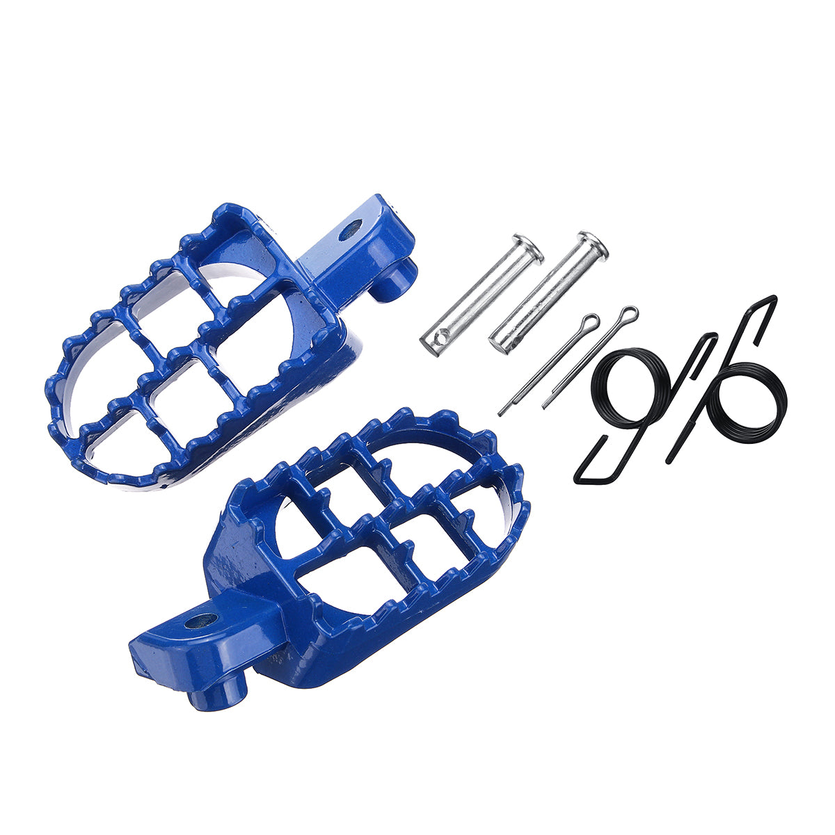 Midnight Blue Wide Foot Pegs Footrests For Yamaha PW50 PW80 TW200 Honda XR/CRF Pit Dirt Bike