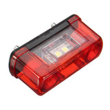 Firebrick 24V 4 SMD Red Car Rear Number License Plate Lights Lamp for Truck Trailer Lorry
